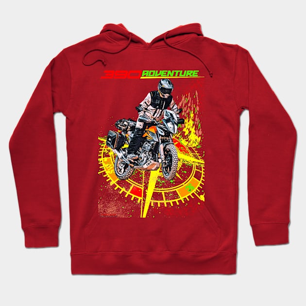 390 adventure off road Hoodie by EvolutionMotoarte